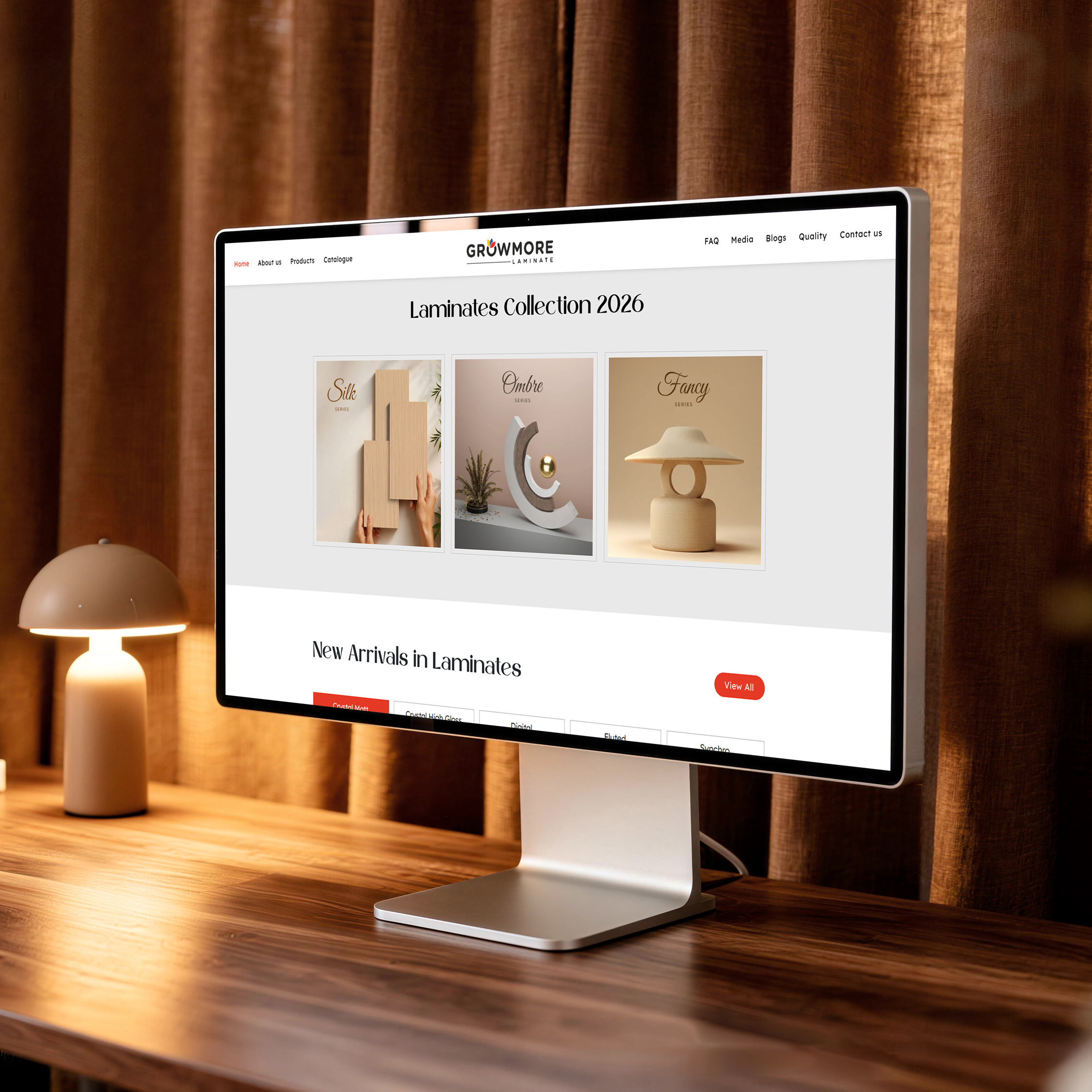 Group corporate website, 22 pp